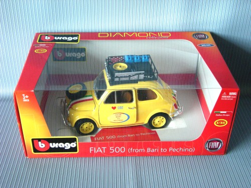   1:18 D.C - FIAT 500 (FROM  BARI TO PECHINO)