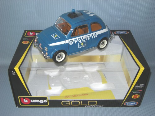   1:18 G.C - FIAT 500 POLIZIA