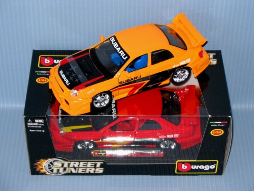 Burago<br>1:24 STREET TUNER - SUBARU IMPREZA WRX STI