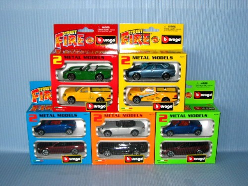 Burago<br>1:43  2 PCS STREET FIRE  (5A)