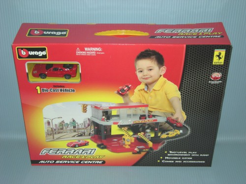 Burago<br>FERRARI RACE & PLAY AUTO SERVICE CENTRE