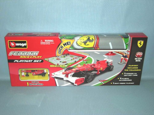 Burago<br>1:43 FERRAR R&P PLAYMAT W/F10