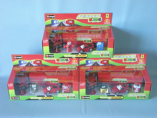 Burago<br>FERRARI KIDS CAR DELIVERY W/CAR