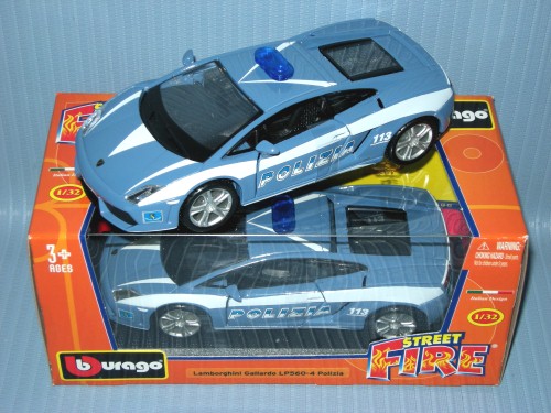 Burago<br>1:32 SFC LAMBORGHINI GALLARDO LP560 POLIZIA