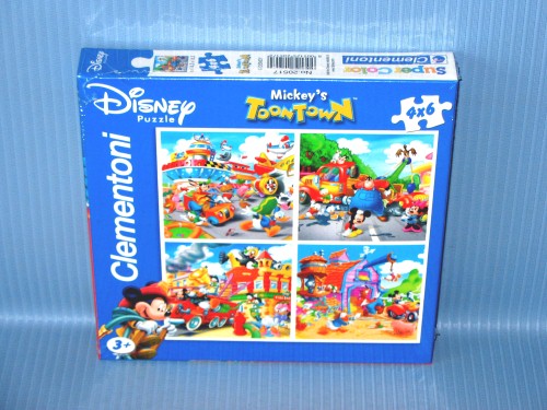 Clementoni<br>4X6 PCS MICKEY TOON TOWN
