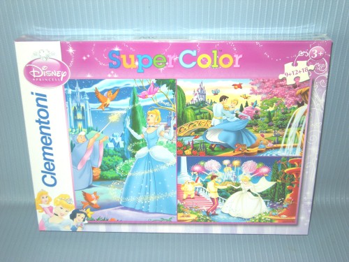Clementoni<br>9+12+18 PCS W.D CINDERELLA