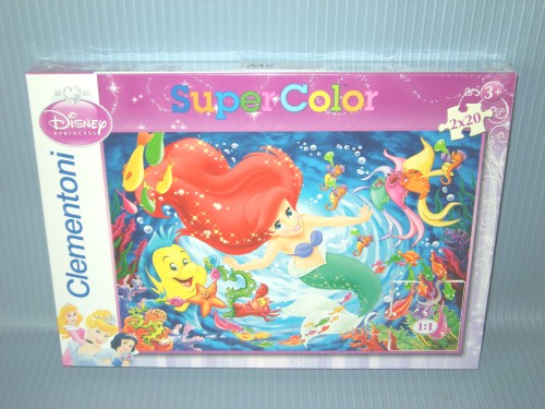 Clementoni<br>2X20 PCS W.D LITTLE MERMAID