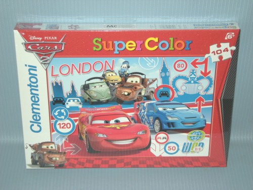 Clementoni<br>104 PCS  CARS 2  - LONDON RACE