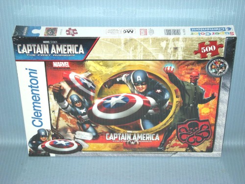 Clementoni<br>500 PCS MARVEL - CAPT AMERICA
