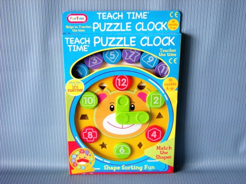   TEACHTIME PUZZLE CLOCK