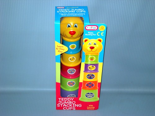Funtime<br>TEDDY JUMBO STACKING CUPS