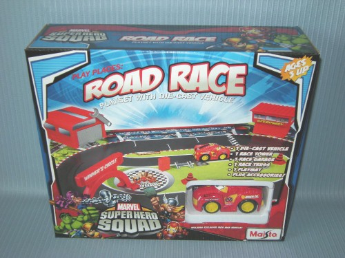 Maisto<br>MARVEL SUPER SQUARD ROAD RACE SET