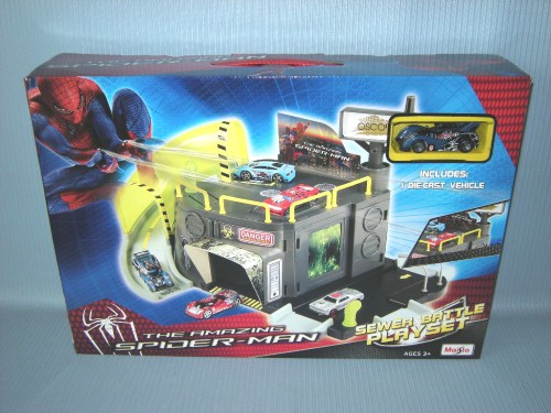 Maisto<br>THE AMAZING SPIDERMAN SEWER BATTLE PLAY SET