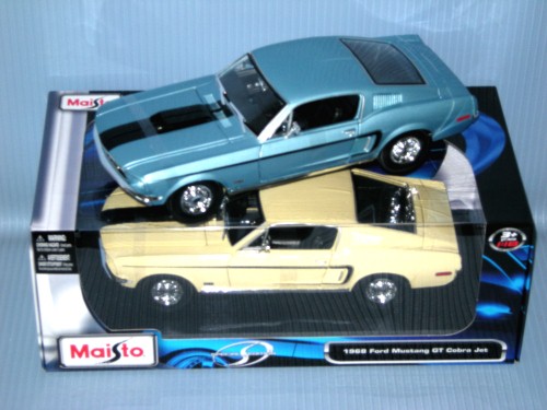  1:18 1968 FORD MUSTANG GT COBRA JET