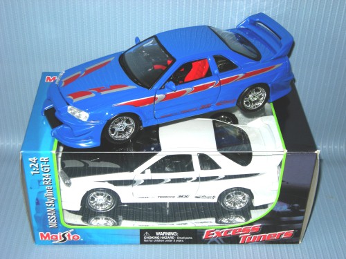 Maisto<br>1:24 ET NISSAN SKYLINE R34 GTR 2A