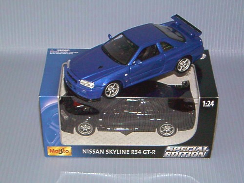 Maisto<br>1:24 NISSAN SKYLINE GTR 2A