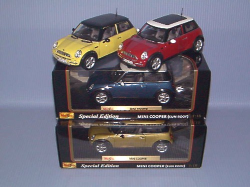 Maisto<br>1:18 MINI COPPER (SUN ROOF)  4A