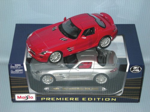 Maisto<br>1:18 P.E MERCEDES-BENZ SLS AMG