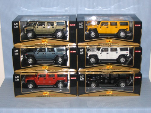   1:18 2003 HUMMER H2 SUV