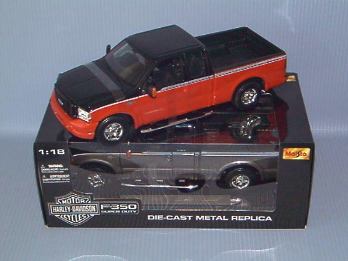 Maisto<br>1:18 P.E FORD F-350 HARLEY DAVIDSON 2A