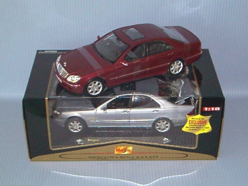 Maisto<br>1:18 P.E MERCEDES BENZ S-CLASS 2A