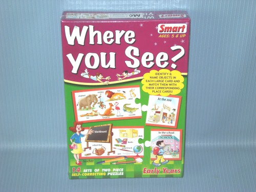   WHERE YOU SEE